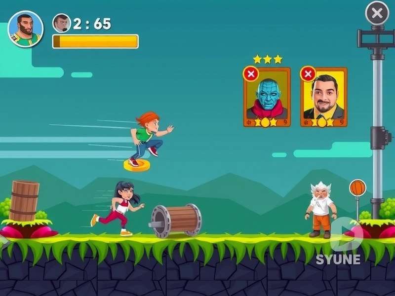 Jump Shot Juggernauts Game Screenshot